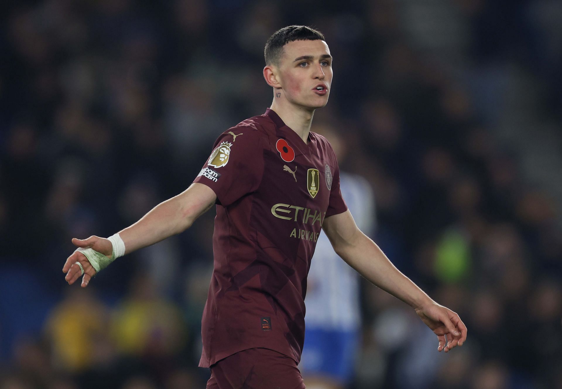 Manchester City midfielder Phil Foden